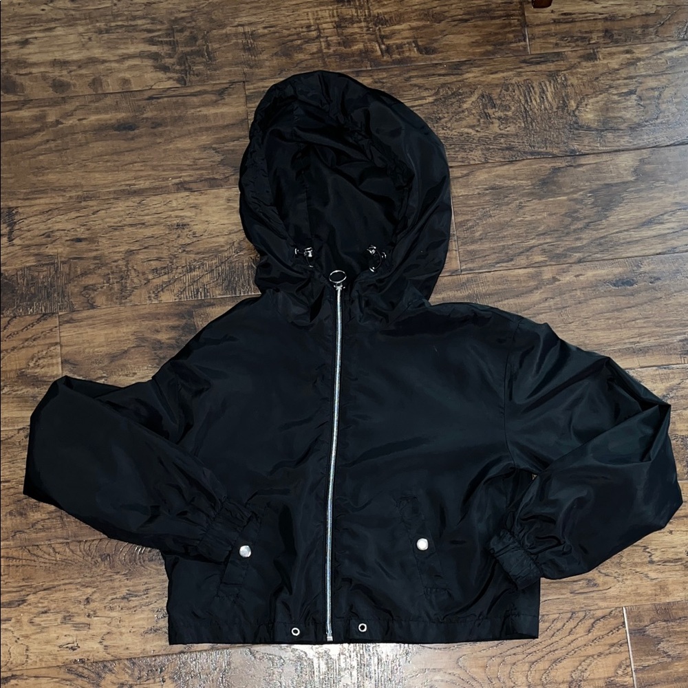 Urban Heritage Black Jacket with Silver Accents